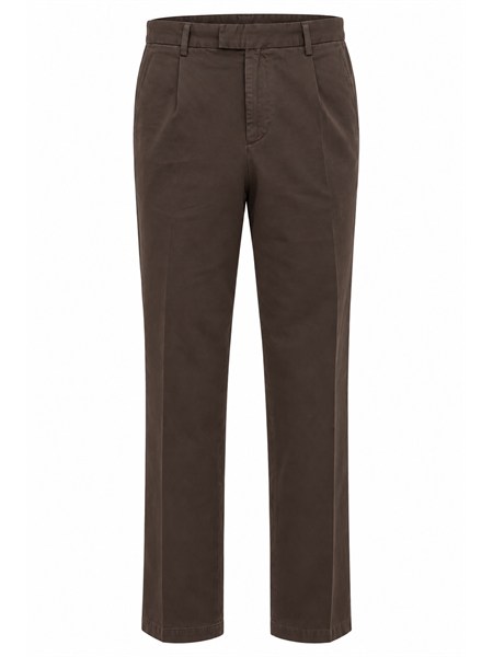pantaloni margutta briglia in cotone marrone marguttad400268