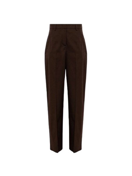 pantaloni marroni blugirl in misto cotone stretch ra6193t544a