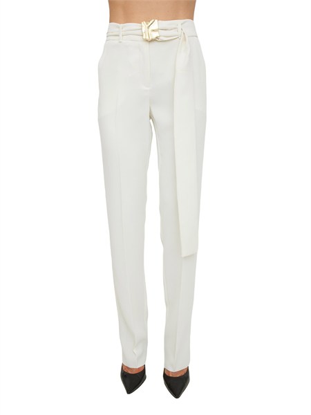 pantaloni mltelica marella in crepe envers satin avorio mltelica