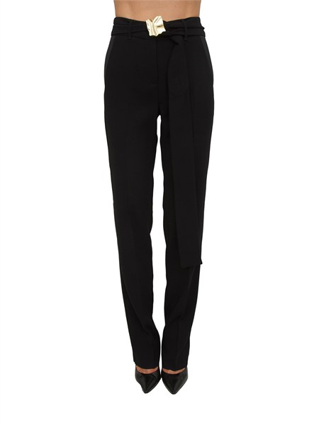 pantaloni mltelica marella in crepe envers satin neri mltelica