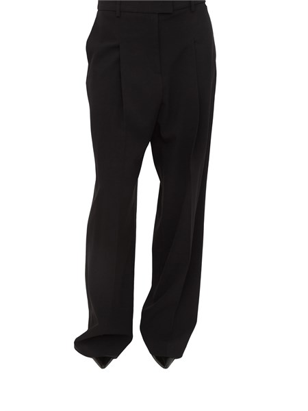 pantaloni palazzo liu jo donna in viscosa stretch nero cf5257t054a