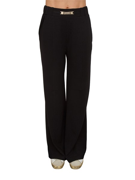 pantaloni tuta liu jo donna in punto milano neri con catena ta6026js182
