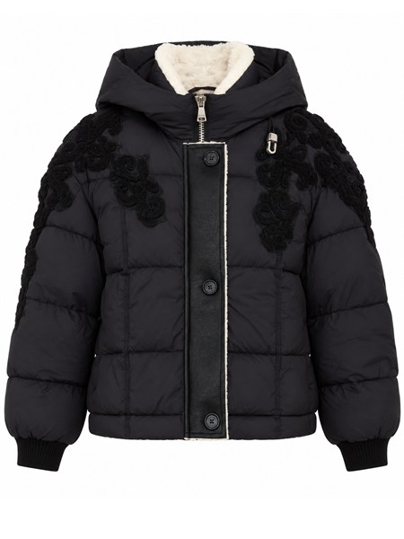 piumino ermanno firenze in nylon superlight nero a010ex5