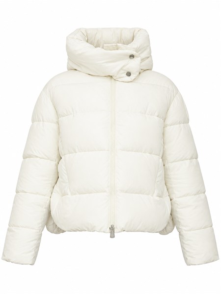 piumino giza pinko in tela tecnica crepe bianco gizaa3ea