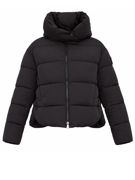 piumino giza pinko in tela tecnica crepe nero gizaa3ea