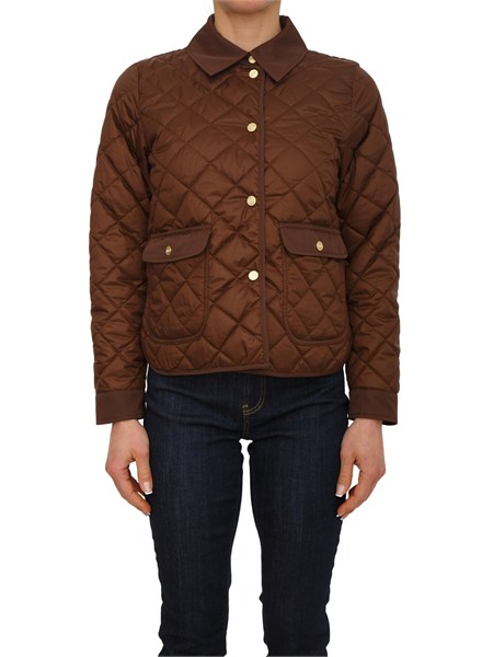 piumino trapuntato asti marella in tessuto antigoccia marrone mlsasti