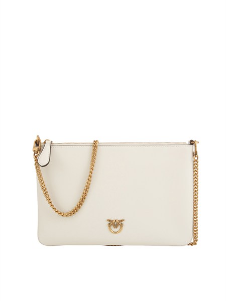 pochette piatta pinko in pelle bianco panna 100455a0f1