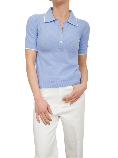 polo donna marella azzurro distel