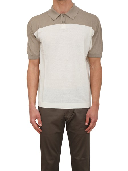 polo in maglia armani exchange uomo panna xm002151af22062