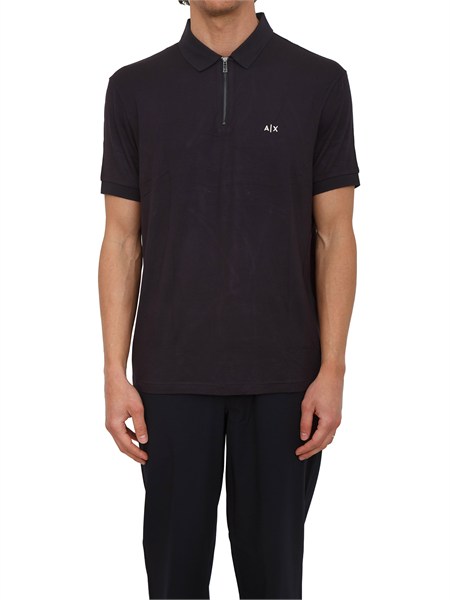 polo uomo armani exchange in viscosa blu xm002372af21936