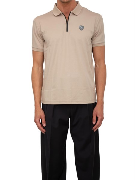 polo uomo ea7 emporio armani beige 8npf13pjrgz
