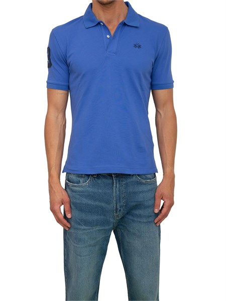 polo uomo la martina blu map300pk001