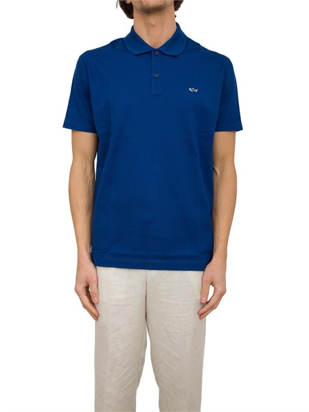 polo uomo paulandshark blu c0p1013