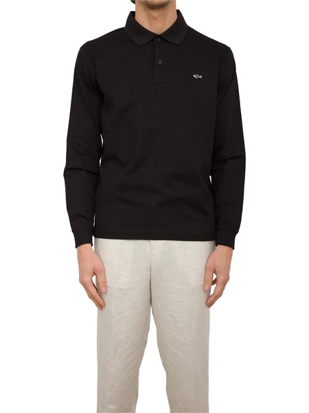polo uomo paulandshark nero c0p1229