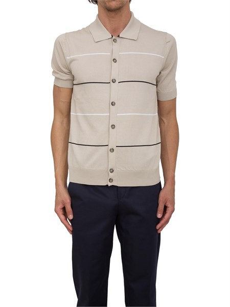 polo uomo peserico beige r59016f14i9173