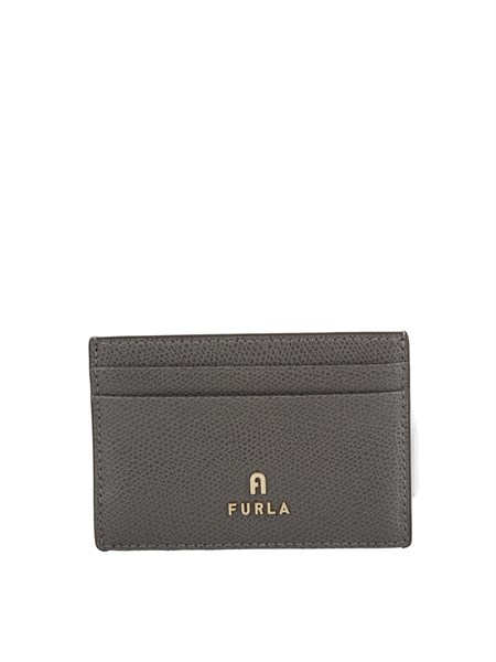 porta carte di credito furla camelia s in pelle grigia wp00305are000
