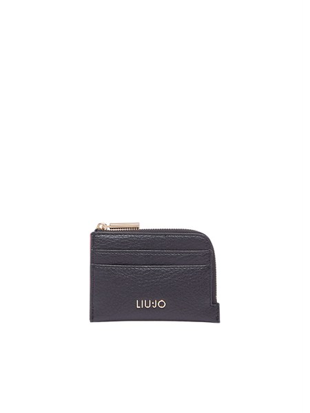 porta carte nero liu jo donna in ecopelle aa6173e1109