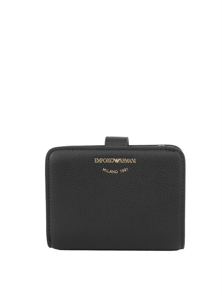 portafoglio bifold emporio armani in pelle nera bottalata ew003034af19568