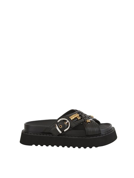 sandali kate pinko in pelle nera kate09sd0537p003