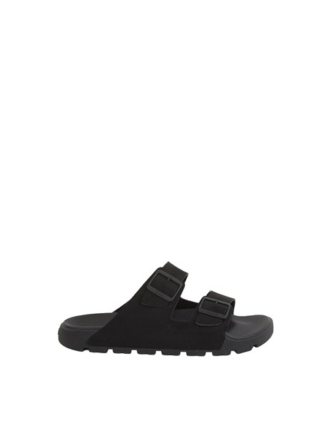 sandalo ciabatta boss uomo in pelle nera surfley sand mf50563157