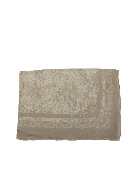 sciarpa donna etro beige mata0007ak323