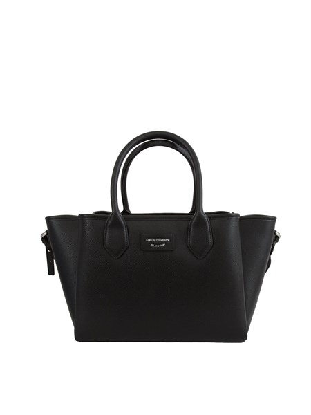 shopper media emporio armani in ecopelle palmellata nera ew002329af17799