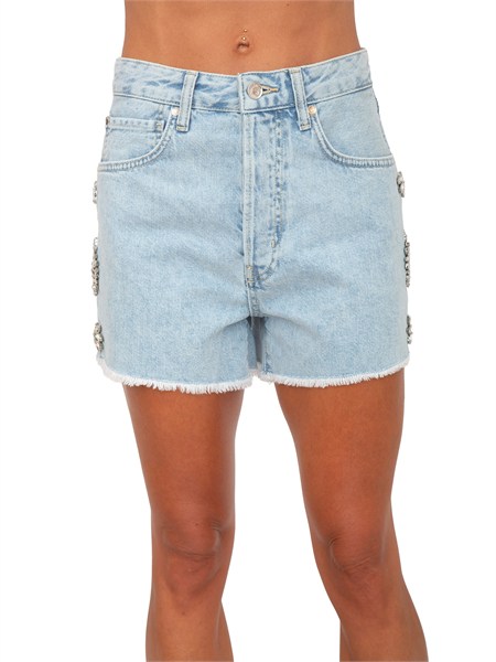 shorts jeans liu jo donna con strass ua6198d4854