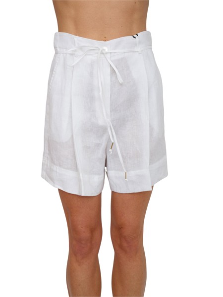 shorts zannata marella in lino bianco mlszannata