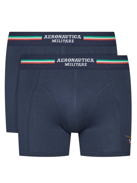 slip 2 pack aeronautica militare in cotone blu am1ubx002