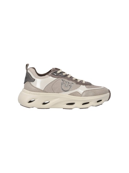 sneakers avorio pink09 pinko in pelle e tessuto pink09ss0167p152