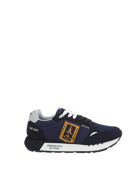 sneakers blu aeronautica militare in mesh e suede 261sc0292uct03331