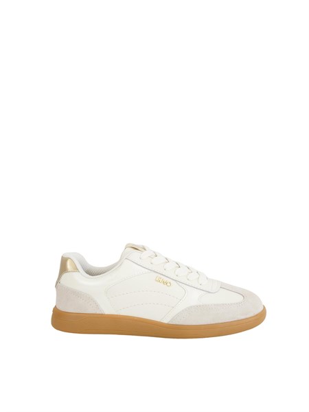 sneakers liu jo donna in suede avorio bf5069px769