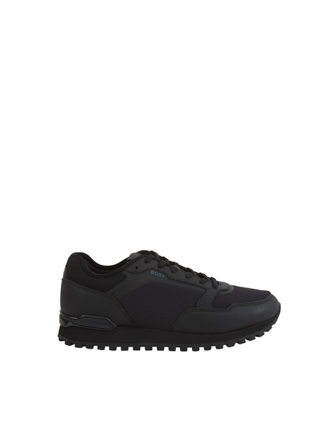 sneakers nere boss uomo in pelle e tessuto tecnico parkour l runn lytxm50563822