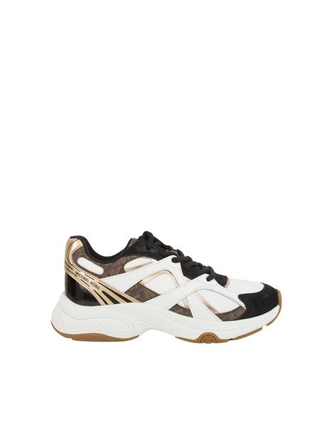 sneakers pelle donna michael michael kors marrone 43f4lefs6s