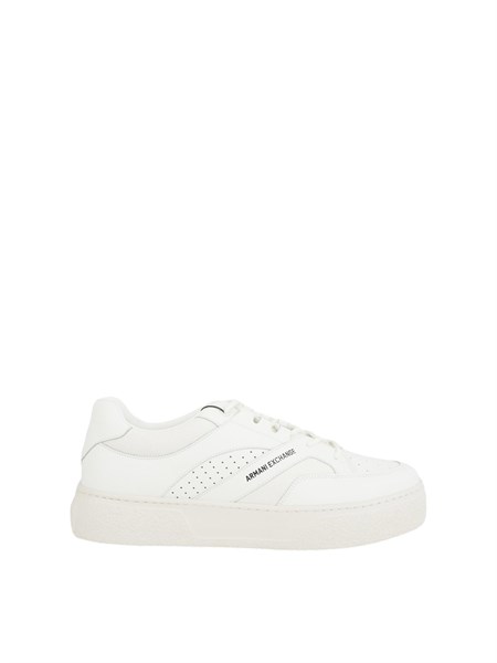 sneakers pelle uomo armani exchange bianco xux260xv954