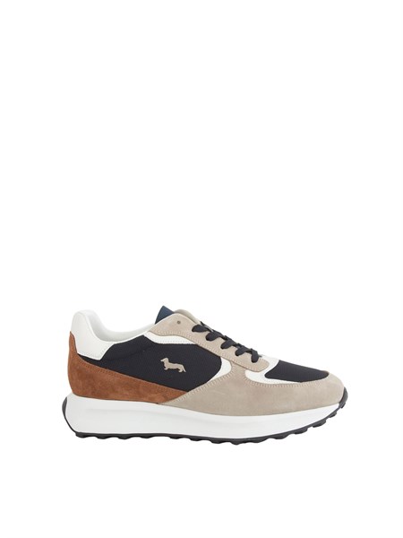 sneakers pelle uomo harmont and blaine beige efm2510716190