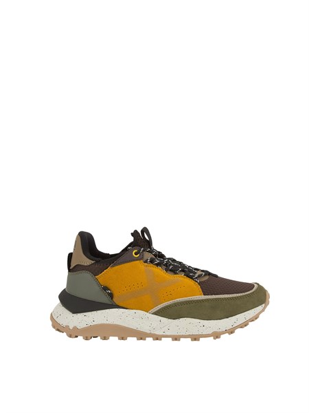 sneakers pelle uomo munich giallo doro528772052