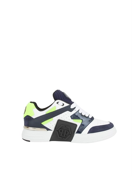 sneakers pelle uomo philipp plein blu msc3913ple010n