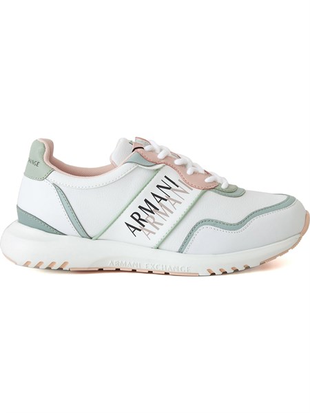 sneakers poliestere donna armani exchange bianco xdx087xv424