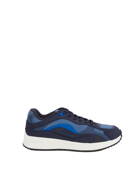 sneakers poliestere uomo armani exchange blu xux227xv864