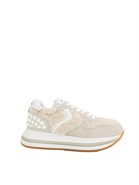 snerakers donna voile blanche in suede e sintetico effetto pelliccia grigio tortora merrys2019126 04