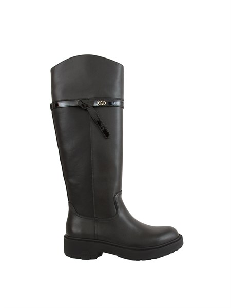 stivali alti liu jo donna london 04 in pelle nera sf5031p0102
