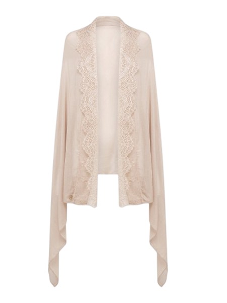 stola blugirl in modal e seta cipria na6018t0300