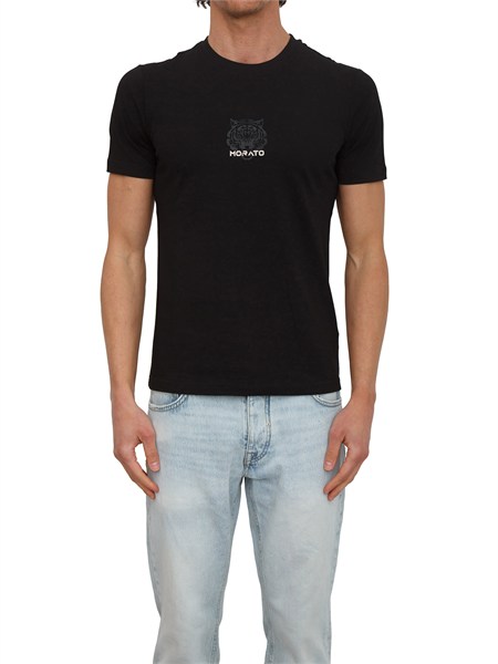 t shirt antony morato in cotone nera mmks02608fa100258