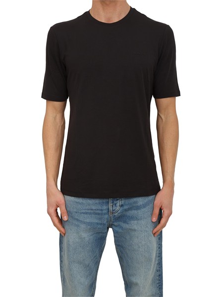 t shirt antony morato in lycra nera mmks02618fa100259