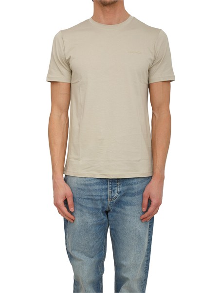 t shirt antony morato in misto cotone e viscosa beige tortora mmks02662fa100231