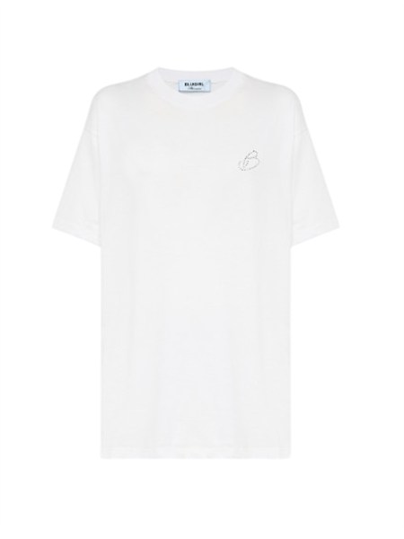 t shirt blugirl in cotone bianco ra6042j3841