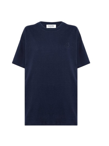 t shirt blugirl in cotone blu ra6042j3841