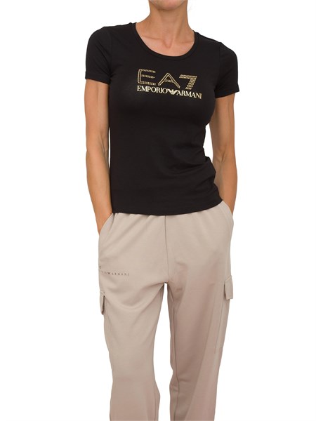 t shirt donna ea7 emporio armani nero 8ntt67tjdqz