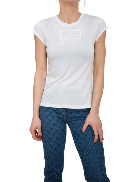 t shirt donna elisabetta franchi bianco ma00451e2